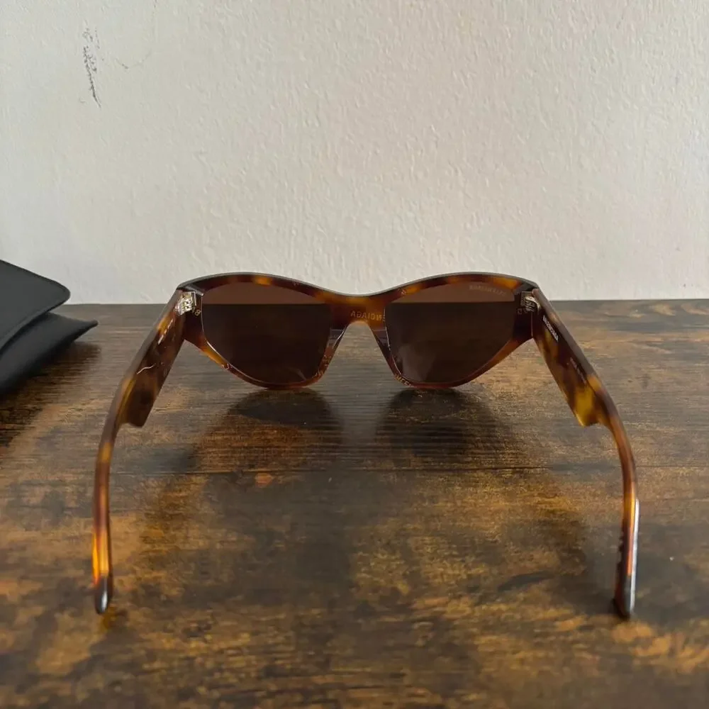 Balenciaga tortoise sunglasses brand